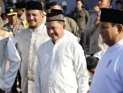 Bupati Aceh Tamiang Sambut Kunjungan Presiden, Sholat Idulfitri Bersama