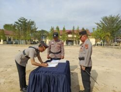 Kapolres Aceh Tamiang Pimpin Sertijab Wakapolres, Kasat dan Kapolsek