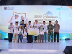 Bupati Aceh Tamiang Hadiri Santunan 5.000 Anak Yatim dan Wakaf Al-Quran Bersama BSI