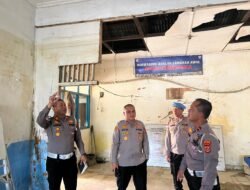 Kapolres Aceh Tamiang cek Kondisi Kantor Sat Lantas Dan Klinik Dokkes Polres Aceh Tamiang Pasca Banjir