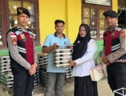 Pelayanan Satsamapta Polres Aceh Timur Mengawal Pendistribusian MBG ke Sekolah, Pastikan Aman dan Lancar