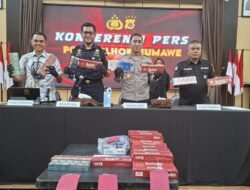 Polres Lhokseumawe Bongkar Peredaran Rokok Ilegal Tanpa Cukai dan Peringatan Kesehatan