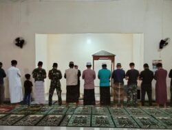 Komsos Koramil 1426-06/Mapsu Dengan Warga Binaan Melalui Kegiatan Shalat Subuh Berjamaah