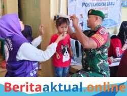 Balita Sehat, Babinsa Desa Kalukuang Aktif Laksanakan Pendampingan Kegiatan Posyandu