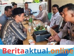 Silaturahmi Kapolsek Peureulak Barat dengan Keuchik, Perkuat Sinergi Jaga Kamtibmas