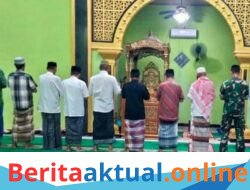 Babinsa Jajaran Koramil 1426-02/Polsel Sholat Subuh Berjamaah Di Masjid Wilayah Binaan