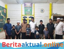 Momentum Berkah: Tepung Tawar Keuchik Jeungki Sekaligus Santuni Anak Yatim