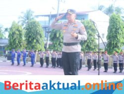Kapolres Aceh Timur Pimpin Upacara Hari Kesadaran Nasional, Perkuat Disiplin dan Tanggung Jawab Personel