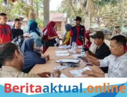 PMI Salurkan Bantuan Uang Tunai di Desa Sekerak Kiri, Warga Antusias Sambut Kedatangan