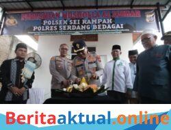 Polsek Firdaus Resmi Berganti Nama Jadi Polsek Sei Rampah, Mushola Al Jabbar Diresmikan