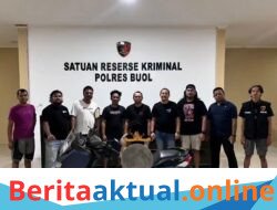 Tim Resmob Venom Polres Buol Berhasil Bekuk Pelaku Curanmor Asal Gorontalo