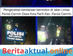 Polres Sergai Intensifkan Patroli Malam, Sasar Balap Liar hingga Narkoba
