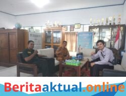 KUNJUNGAN SILATURAHMI AWAK MEDIA PERERAT HUBUNGAN KERJA SAMA DUNIA PENDIDIKAN DI SMP PGRI BAREMBENG GOWA