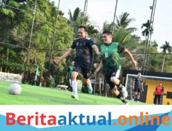 Polres Aceh Timur “Cekik” Wartawan 7-2 di Laga Mini Soccer Persahabatan