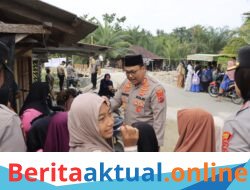 Kapolres Langkat Tinjau Langsung Renovasi Jembatan Merah Putih Sang Bhayangkara di Secanggang*