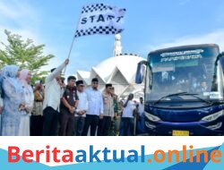 Polres Serdang Bedagai Pastikan Pelepasan 190 Jamaah Haji Kloter 8 Berjalan Aman dan Kondusif