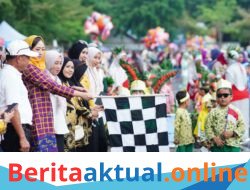 Bunda PAUD Bantaeng Lepas Ratusan Peserta Karnaval Hardiknas 2026