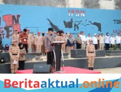 Pemkab Aceh Tamiang Gelar Apel Pelepasan Satgas IPDN, Bersama Wakil Mentri Dalam Negeri 