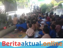 Suasana Meriah dan Penuh Kekeluargaan, Siswa SD Negeri Taipanaorang Gelar Nonton Bareng