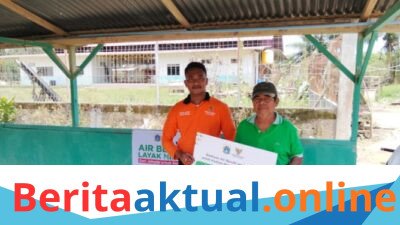 Apresiasi BAZNAS Warga Kampung Purwodadi Kini Nikmati Air Layak Minum