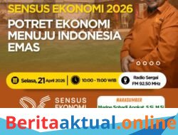 BPS Sergai Gaungkan Sensus Ekonomi 2026 Lewat Talkshow, Tekankan Data Akurat untuk Kebijakan Tepat