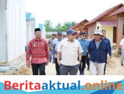 Bupati Aceh Tamiang Dampingi Wamen PKP Tinjau Hunian Tetap di Kampung Simpang Kanan