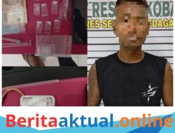 Polres Sergai Tangkap Pria di Perbaungan, Polisi Sita Sabu dan Alat Hisap