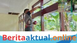 Pengecatan RTLH TMMD Ke-128 Kodim 1801/Manokwari Masuki Tahap Finishing