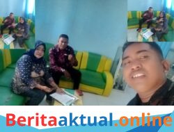Pererat Hubungan, Awak Media Silaturahmi dan Diskusi Bersama Kepala Sekolah SDN No 96 Kalongkong