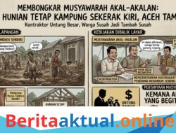 Diduga “Akal-Akalan” Warga Sekrak Kiri Diminta Timbun Pondasi Huntap Secara Mandiri
