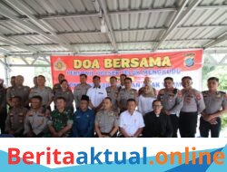 Polsek Teluk Mengkudu Gelar Doa Bersama, Kapolres Sergai Tekankan Integritas dan Pelayanan Humanis