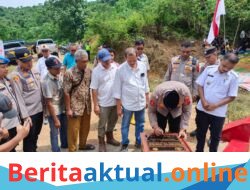 KAPOLRES LANGKAT RESMIKAN JEMBATAN MERAH PUTIH PRESISI SANG BHAYANGKARA, WUJUD NYATA POLRI MENJAWAB ASPIRASI MASYARAKAT