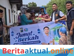 Sat Narkoba Polres Sergai Bagikan Nasi Kotak dan Sosialisasi Bahaya Narkoba di Sei Rampah
