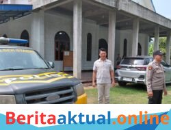 Polsek Stabat Laksanakan Pengamanan Ibadah Minggu, Wujud Kehadiran Polri Berikan Rasa Aman kepada Masyarakat