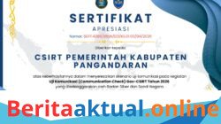 Pangandaran Perkuat Ketahanan Siber, CSIRT Lulus Uji Komunikasi Nasional 2026