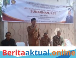 Bapak Sunarman Reses Masa Sidang ll TA 2026 di Kecamatan Hinai.