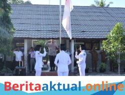 Kapolres Langkat Jadi Pembina Upacara di SMAN 1 Wampu, Berikan Motivasi dan Edukasi Kamtibmas kepada Pelajar