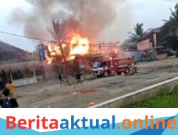 Kebakaran Besar Landa Pamugaran Lounge Pangandaran, Pengunjung dan Pegawai Berhamburan Selamatkan Diri