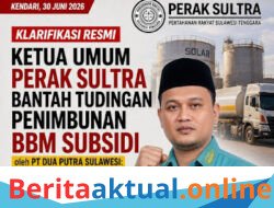 Ketua Umum PERAK SULTRA Bantah Tudingan Penimbunan BBM Subsidi oleh PT Dua Putra Sulawesi: “Itu Dugaan Tidak Berdasar