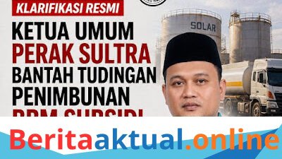 Ketua Umum PERAK SULTRA Bantah Tudingan Penimbunan BBM Subsidi oleh PT Dua Putra Sulawesi: “Itu Dugaan Tidak Berdasar