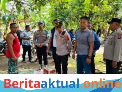 Kapolsek Salapian Salurkan Bantuan kepada Korban Kebakaran, Wujud Kepedulian Polri