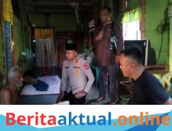 Wujud Kepedulian, Kapolsek Lingga Bayu Salurkan Sembako Untuk Warga Jompo di Desa Bonca Bayuon. 