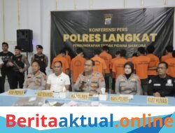 Kapolres Langkat Pimpin Langsung Konferensi Pers Pengungkapan 33 Kasus Narkotika dalam Ops Antik Toba 2026*