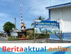 Palang Pintu Tidak Berfungsi, Perlintasan Kereta Api di Sergai Ancam Nyawa Wisatawan 