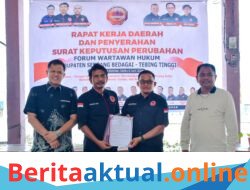 Buka Rakerda Forwakum Sergai-Tebing Tinggi, Bupati Darma Wijaya : Media Sebagai Penyeimbang Kebijakan Pemerintah
