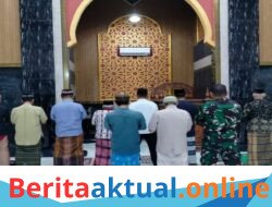 Babinsa Koramil 1426-04/Galesong Laksanakan Safari Sholat Subuh Berjamaah Bersama Masyarakat