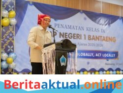 Bupati Apresiasi Lulusan SMPN 1 Bantaeng, Dorong Generasi Muda Terus Berprestasi