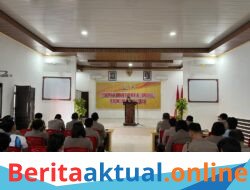 Binrohtal Rutin, Polres Tana Toraja Tingkatkan Keimanan dan Integritas Personel