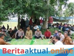 Di Tengah Tradisi Khanduri Blang,Kapolres Lhokseumawe Ajak Warga Jaga Kamtibmas Dan Ketahanan Pangan