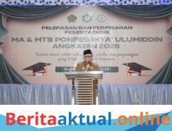 Hadiri Pelepasan Ponpes Ihya’ Ulumiddin, Wakil Bupati Bantaeng Ajak Siswa Terus Menuntut Ilmu